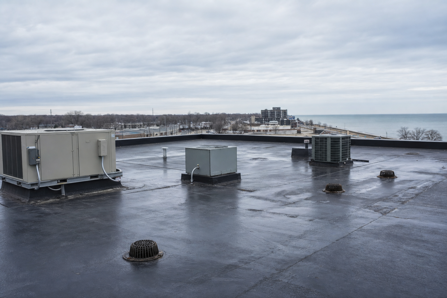Commercial Flat Roof Maintenance in Lake County IL | TPO, EPDM & SBS